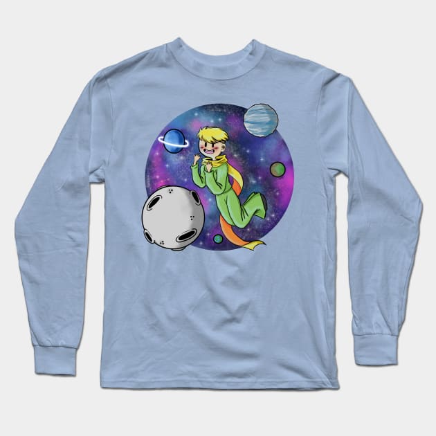 The Little Prince (version 1) Long Sleeve T-Shirt by lilyakkuma